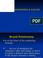 Brand Positioning & Values