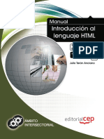 Manual de Introducción Al Lenguaje HTML. Formación para El Emple-1 PDF