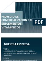 Proyecto de Comercializacion de Suplementos Vitaminicos 2020