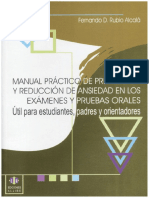 Manual Práctico de Prevención y Reducción de Ansiedad en Los Exá PDF