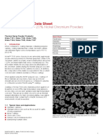 Material Product Data Sheet Chromium Carbide - 20 % Nickel Chromium Powders