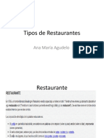 8.tipos de Restaurantes