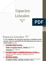 Clase #14 - Espacios Lineales