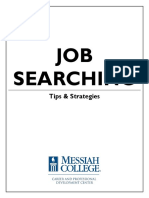 JOB Searching: Tips & Strategies