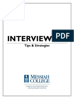 Interviewing: Tips & Strategies