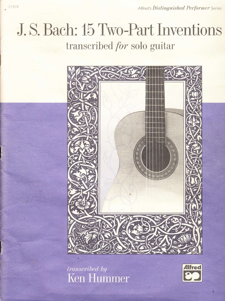 Bach's 15 Two-Part Inventions for Guitar | PDF | Languages Of Central ...