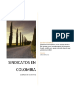 Sindicatos Colombia