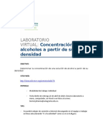 LABORATORIO VIRTUAL Alcoholes