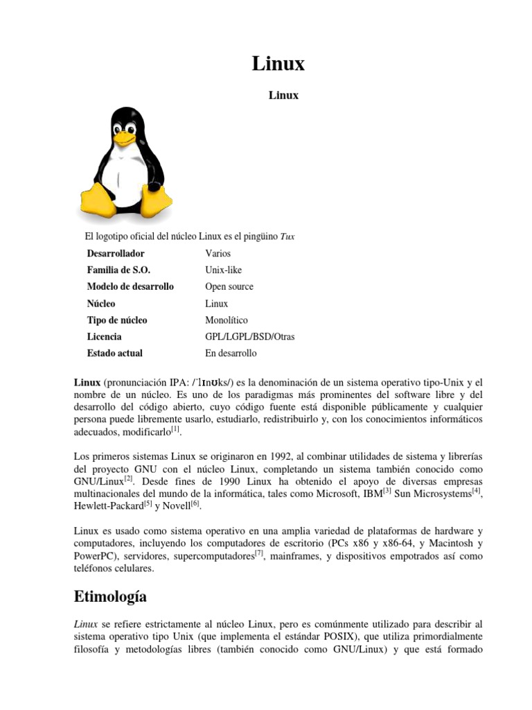 25 LINUX Resumen PDF | PDF | Distribución de Linux | Software libre
