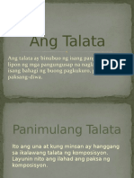 Filipino 1 Mga Uri NG Talata | PDF