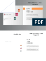 37.create 3 Step 3D Column Shape Infographic