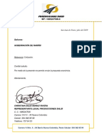 Cotización Gobernación de Nariño PDF