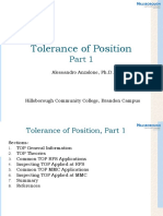 Tolerance of Position, Part 1