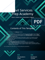 Civil Services Prep Academy by Slidesgo