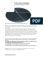 Particles Through Cloud Chamber Experiment Paper