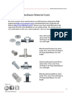 Hardware Material Costs: Understanding Sheet Metal Costs