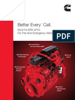 Better Every Call.: ISL9 For EPA 2010. For Fire and Emergency Vehicle Applications