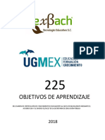 4 UGMEX Objetivos de Aprendizaje Examen ExBach Acuerdo 286