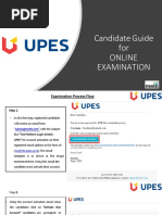 UPES - Candidate - Guide For Online Examination ESE May 2020