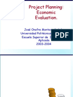 Project Planning: Economic Evaluation