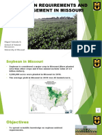 Soybean Requirements and Management in Missouri