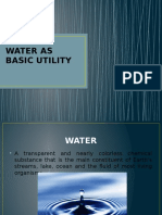 Water As Basic Utility
