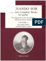 FERNANDO SOR Complete Works For Guita PDF