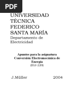 Apuntes para La Asignatura Conversión Electromecánica de Energía - Jörg Müller PDF