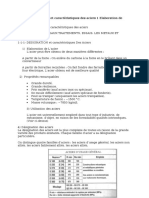 Designation Et Caracteristiques Des Aciers