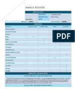 Indy Annual Review Template