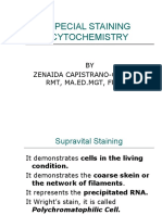 Special Staining Cytochemistry: BY Zenaida Capistrano-Cajucom, RMT, Ma - Ed.Mgt, Fpamet