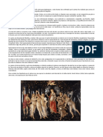 La Primavera Esconde Varios Niveles de Lectura: Uno Estríctamente Mitológico, Cuya Explicación Es Unanimamente Compartida Uno Filosófico, Ligado