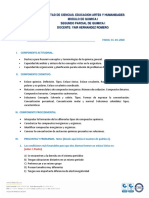 Examen Química I Enlaces, Nomenclatura, Soluciones