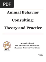 Download Animal Behavior Consulting Theory and Practice Fall 2006 by iaabc SN45883587 doc pdf