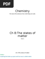 CH - 8 The States of Matter