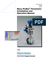 Manual Probar Flowmeter Installation Operation Manual Rosemount en 76136