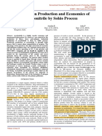 Evaluation On Production and Economics of Acrylonitrile by Sohio Process