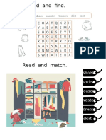 Find Clothing Matching Game