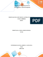 Paso 3 Elaborar Presupuestos