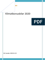Klimatbonusbilar 2020