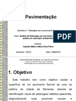 Patologias em Pavimentos