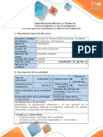 Guía de Actividades y Rúbrica de Evaluación - Fase 4 - Fundamentar El Comportamiento Económico Solidario