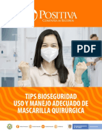 Tips Bioseguridad Uso de Mascarilla