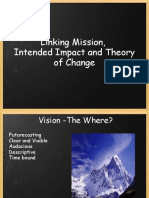 Linking Mission Intended Impact and Theory of