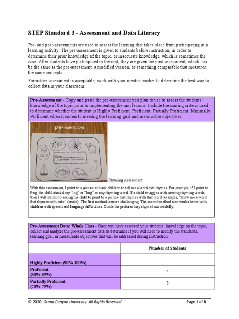 Step Standards 3-5 | PDF | Educational Assessment | Education Theory