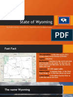 State of Wyoming: by Andres Gomez, Leidy Rincon, Diana Rios and Lina Maria Robayo