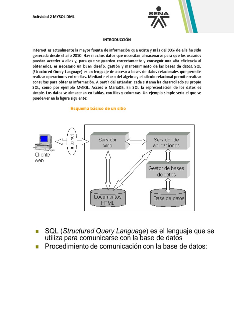 Mysql DML | PDF | SQL | Base de datos relacional