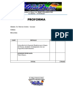 Proforma Orquesta Mambora