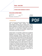 Clonación humana: argumentos a favor y en contra