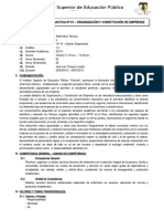 SILABO DE ORGANIZACION Y CONSTITUCION-ENFERMERÍA